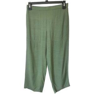 Lemaire Green Wide Leg Pants Size 38